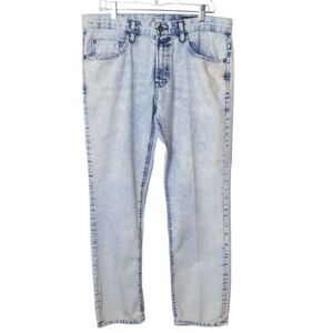 Buffalo David Bitton Mens Skinny Stretch Jeans 34x30 Ash-X L30 Streetwear Lite